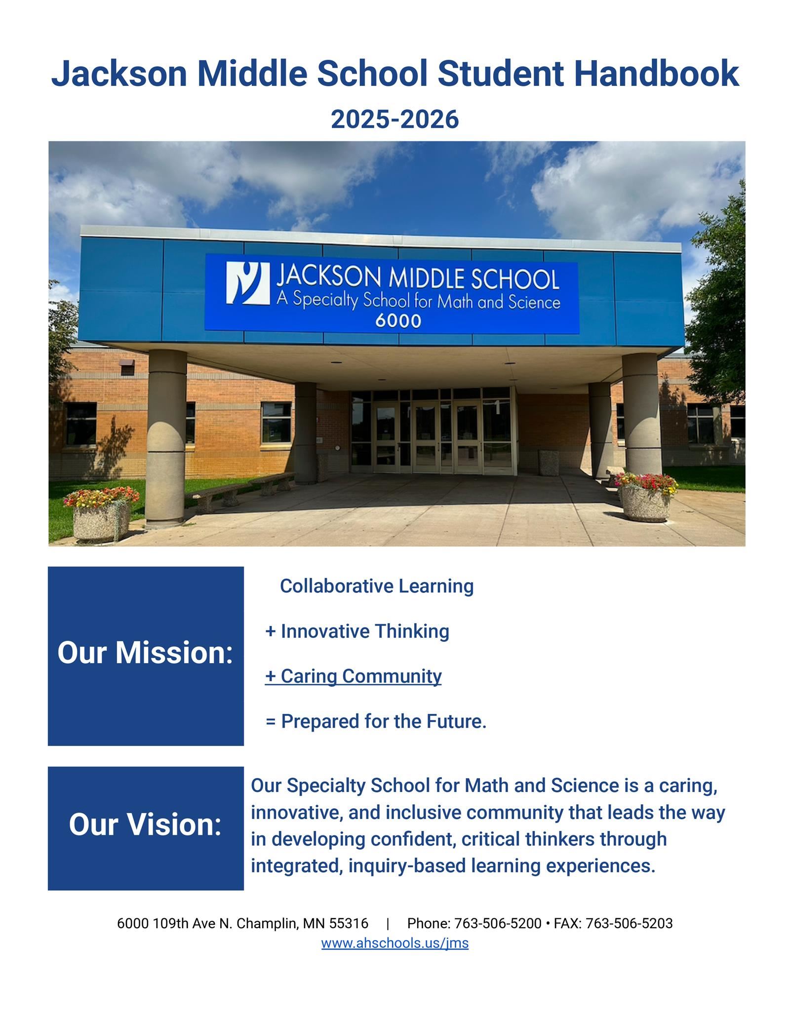 JMS Student handbook